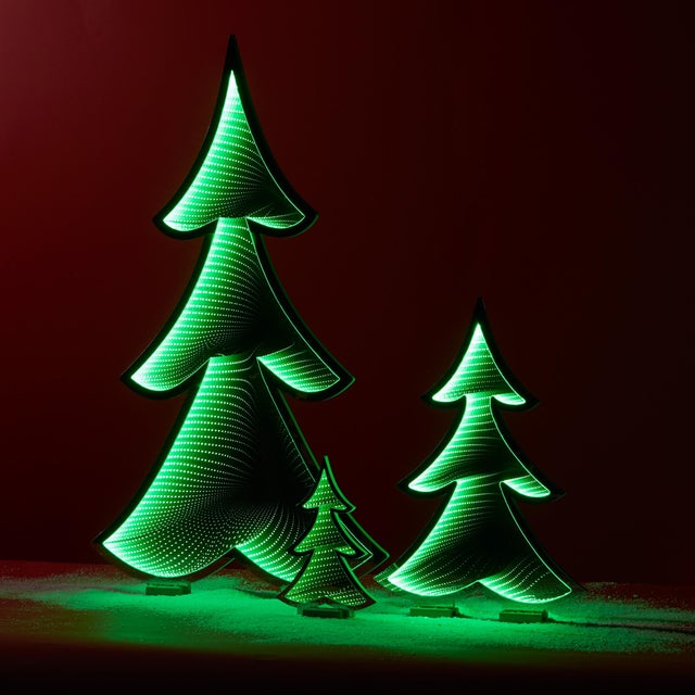 2020s Green Pine Tree Ekkolight 23.5"H For Sale - Image 5 of 6