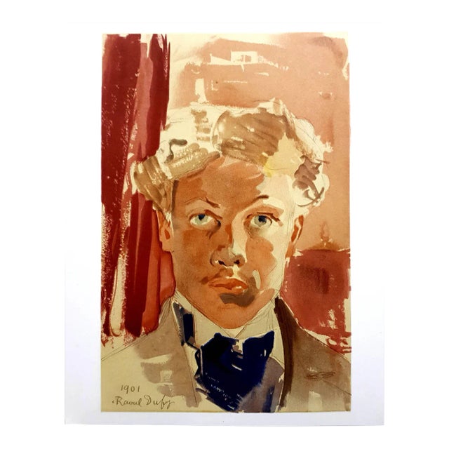 Raoul Dufy (after) - Autoportrait - Lithograph 1965 For Sale
