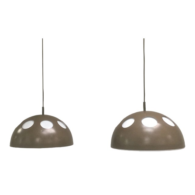 El Duomo Space Age Pendants from Raak, 1960s, Set of 2 For Sale