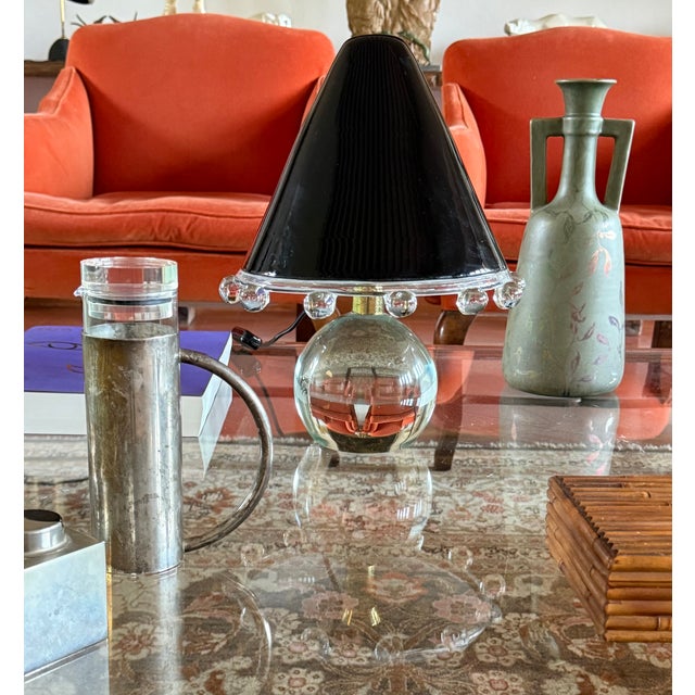 1970s Leucos Murano Glass Table Lamp Mod. Budur, Roberto Pamio For Sale - Image 13 of 14
