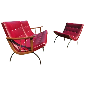 Scoop Lounge Chairs - a Pair