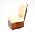 Art Deco Walnut and Leather Side Chair, 1930 For Sale - Image 3 of 11