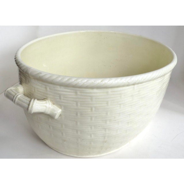 Late 19th Century French Porcelain Large Size Window Planter Circa 1890 For Sale - Image 4 of 11