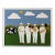1980 Mark Sabin Members of the Band Folk Art Figurative Screenprint For Sale
