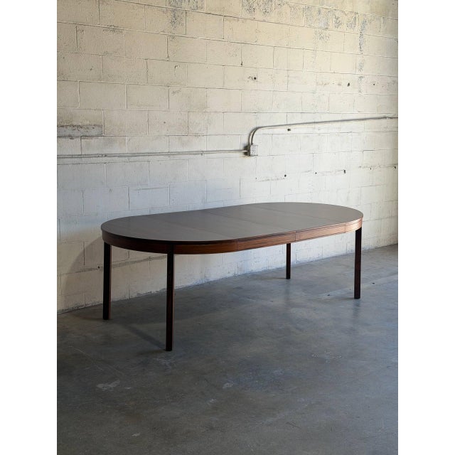 Bertil Fridhagen for Bodafors Extendable Dining Table With Two Leaves Rosewood Swedish Mid-Century Modern 1960s For Sale - Image 15 of 15