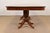 Baker Furniture Style Italian Regency Inlaid Banded Burl Wood Double Pedestal Dining Table, Newly Restored For Sale - Image 9 of 10