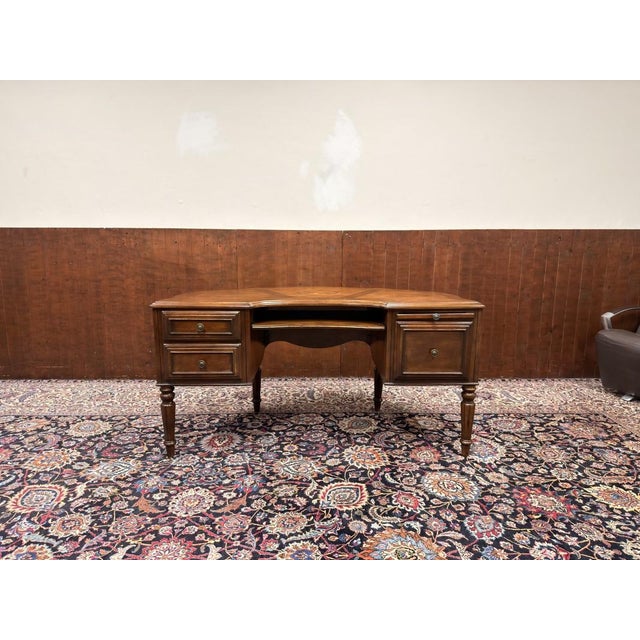 English Writing Desk with Back Panel For Sale - Image 3 of 18