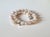 Light Pink Natural Cherry Blossom Agate Knotted Beaded Necklace For Sale - Image 8 of 9