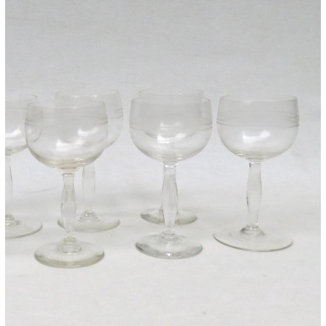 Art Nouveau Wine Glasses, 1890s, Set of 10 For Sale - Image 3 of 14