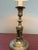 Neoclassical Solid Brass Table Lamp With Ivory Parchment Shade For Sale - Image 4 of 8