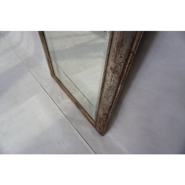 1930s Art Deco Silvered Etched Mirror C 1930s For Sale - Image 5 of 9