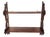 Victorian Antique American Mahogany Victorian Pierce Carved Wall Shelf 3 Tier Bookshelf For Sale - Image 3 of 8