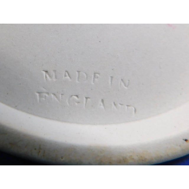 1960s Portland Blue Wedgwood Jasperware Teapot Sugar Bowl and Creamer For Sale - Image 13 of 13