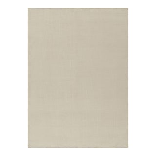 Rug & Kilim’s Contemporary Textural Solid Rug in Ivory Tones For Sale