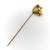 Late 19th Century Late 19th Century Victorian 14k Gold Wild Boar Stick Pin With Ruby Eyes For Sale - Image 5 of 9