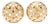 Tiffany and Co Vannerie Collection Clip on Earrings, 18k Yellow Gold, 1995, A Pair For Sale