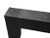 Contemporary Solid Teak Wood Console Table, Burnt Finish Modern Organic For Sale - Image 3 of 7