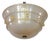 Mouth-Blown Opalescent Glass and Gold Leaf Pendant Lamp from Barovier & Toso, 1960s For Sale