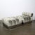 Mid-Century Harvey Probber 4-Piece Deep Tufted Modular Sofa in Platinum Velvet For Sale - Image 13 of 17