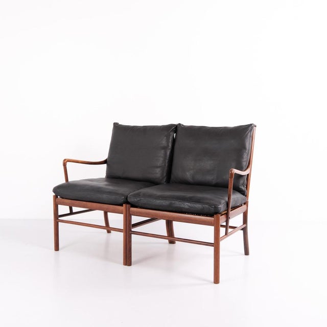 Colonial 2-seater sofa, model ow149-2, designed by ole wanscher and produced by p. Jeppesen around 1960. Made in rosewood...