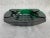 Mid Century Heavy Green Glass Ashtray Catchall For Sale - Image 11 of 12