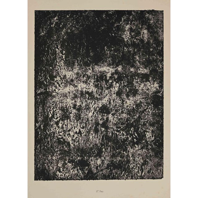 Modern Jean Dubuffet, Feu, 1959, Lithograph For Sale - Image 3 of 3