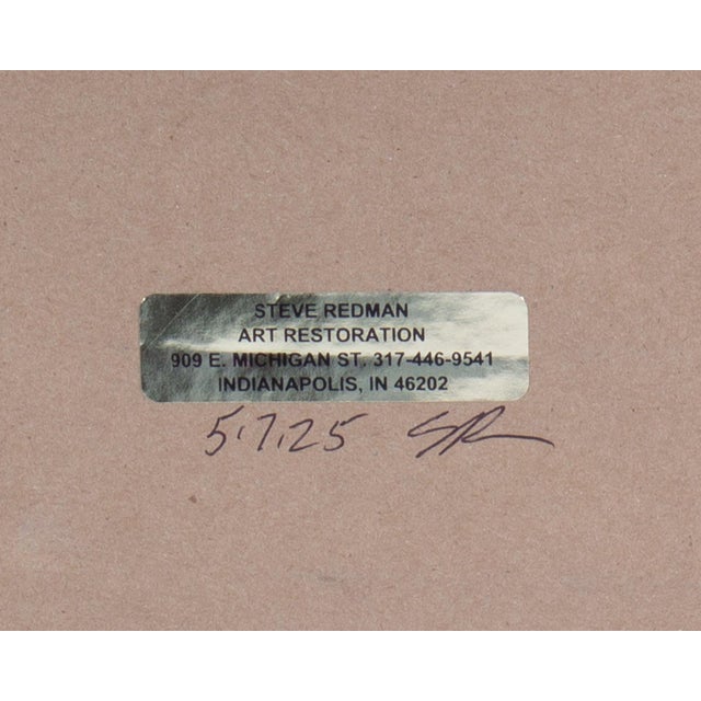1986 "A Surprise Letter" Airbrush Collage by Steve Redman For Sale - Image 10 of 10