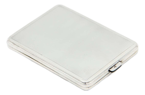 Rectangular Shaped Silver Cigarette Case