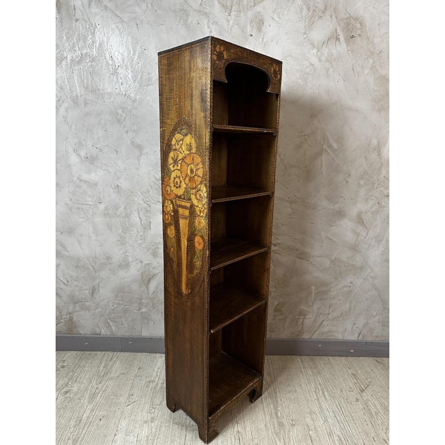 Art Deco Brown Wooden Etagère, 1925 For Sale - Image 14 of 14