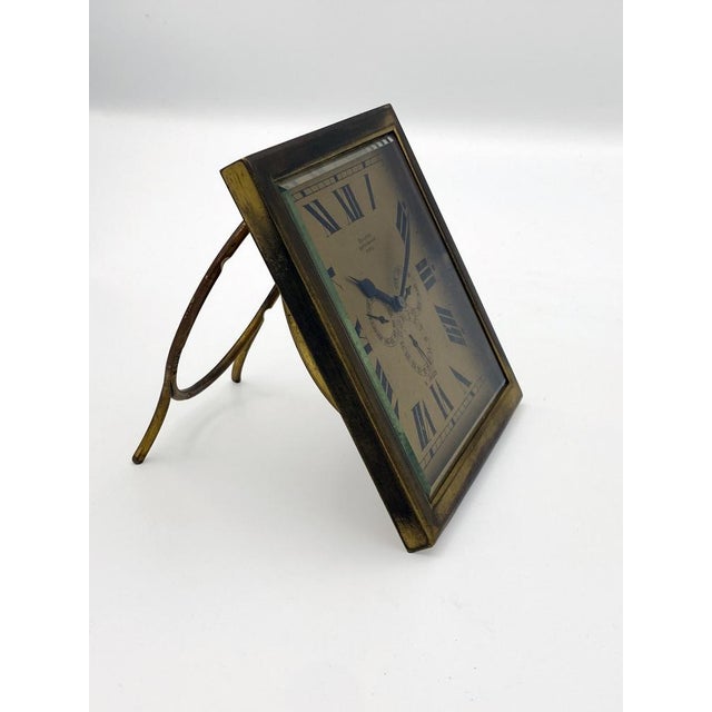 Elegant 1920s desk clock signed: Philippe 35, Bd des Capucines Paris A refined example of early 20th century Parisian...