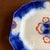Antique Gaudy Welsh Crescent Pinwheel Flow Blue Small Platter, Circa 1840s A handsome and well-preserved small platter in...