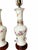 Wood Vintage Ivory Floral Ceramic Table Lamps With Gold Accents — A Pair For Sale - Image 7 of 8