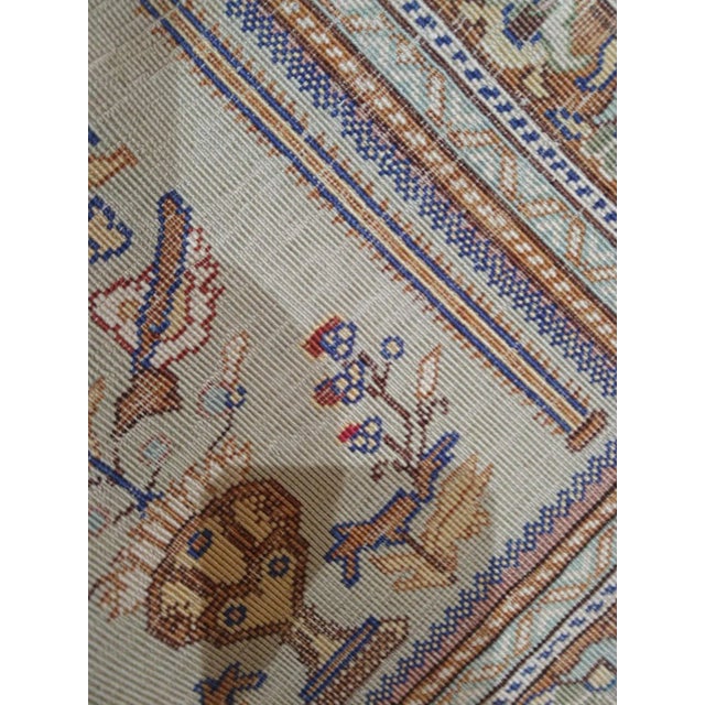 1960s 1960s Silk Hereke Rug, 1'8" X 1'10' For Sale - Image 5 of 7