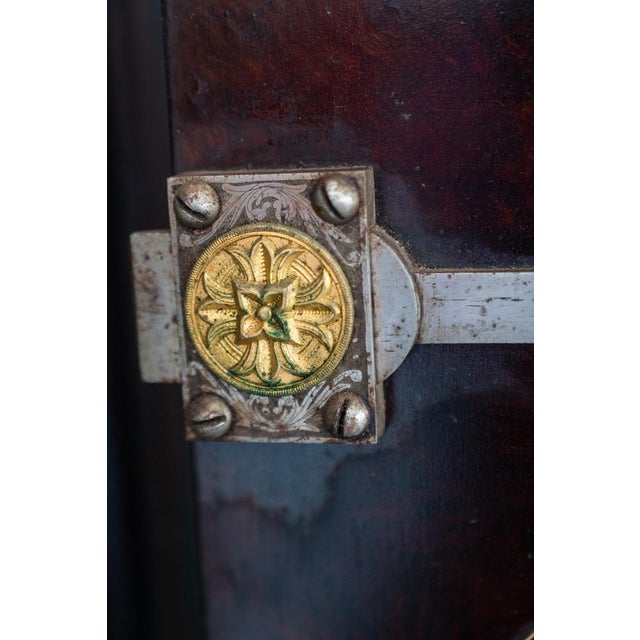 Black Vintage Austro-Hungarian Safe F. Wertheim & C., 1800s For Sale - Image 8 of 18