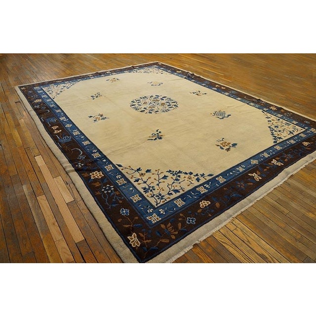 Chinese 1920s Chinese Peking Carpet For Sale - Image 3 of 6