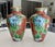 Pair Chinese Cloisonné Floral Vases For Sale - Image 12 of 12