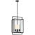 Halle Small Lantern in Aged Iron with Clear Glass Designer: Ian K. Fowler Fixture Height: 26.25" Min. Custom Height: 41"...