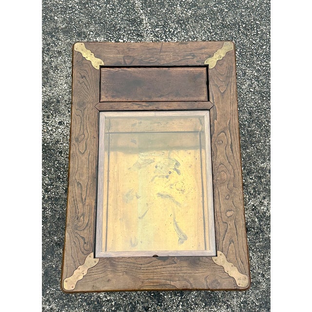 Japanese Antique Elm / Keyaki Hibachi Table on Custom Made Stand. For Sale - Image 12 of 15
