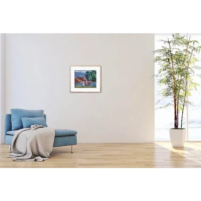 Old Willits Road, Fort Bragg CA Oil on panel board primed with layers of gesso. 11 x 14 unframed. Frames shown are for...