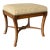 William Switzer Barley Twist Ottoman With Hooved Feet For Sale
