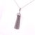 Diamond Tassel Pendant Chain Necklace 18k Gold 0.15 TCW Certified For Sale - Image 4 of 10