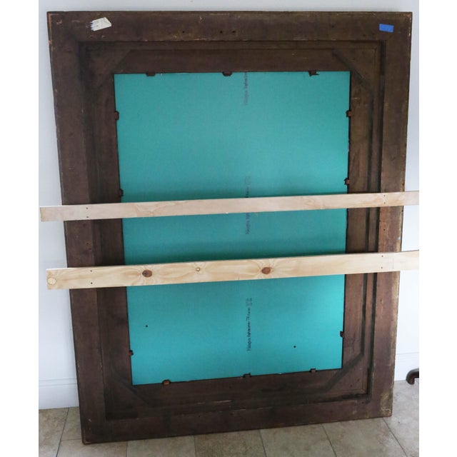 Antique Gilt Overmantle Wall Mirror, 1800s For Sale - Image 9 of 10