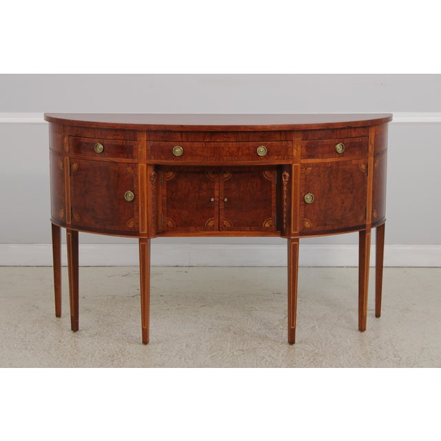 Age: Approx: 40 Years Old Details: Stunning Walnut Finish Dovetailed Drawer Construction Fine Carved Details High Quality...