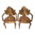 Bartolozzi & Maioli Italian Carved Wooden Leaf Chairs - a Pair For Sale