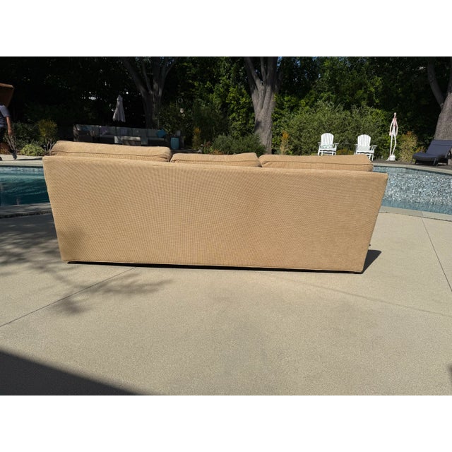 2020s Ethan Allen Bennett Track-Arm Three-Seat Sofa and Ottoman For Sale - Image 5 of 11