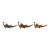 Louis Mendez Gilt Bronze Dragon Sculptures, 3 For Sale