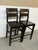 Rustic European Crate & Barrel Basque Bar Stools, Pair For Sale - Image 3 of 12