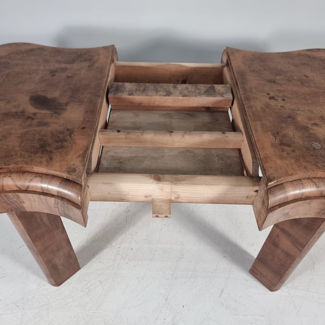 Art Deco Wood Table, 1940s For Sale - Image 11 of 14