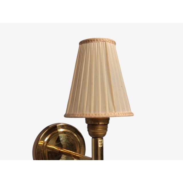 Abo Randers, Danish Modern, Wall Sconces, Brass, Denmark, 1980s For Sale - Image 10 of 13