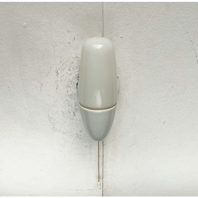 Mid-Century Modern German Ceramic 6065 Sconce by Wilhelm Wagenfeld for Lindner, 1950s For Sale - Image 15 of 18